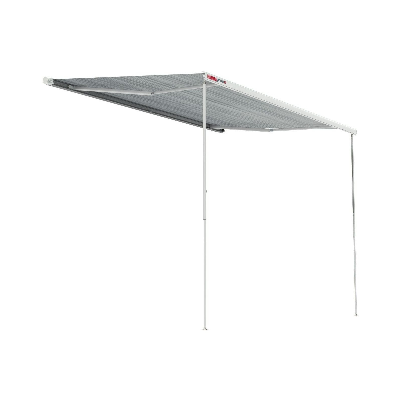 Fiamma F80S 320 Awning Deep Black Case Royal Grey Fabric Motorhome Caravan Van