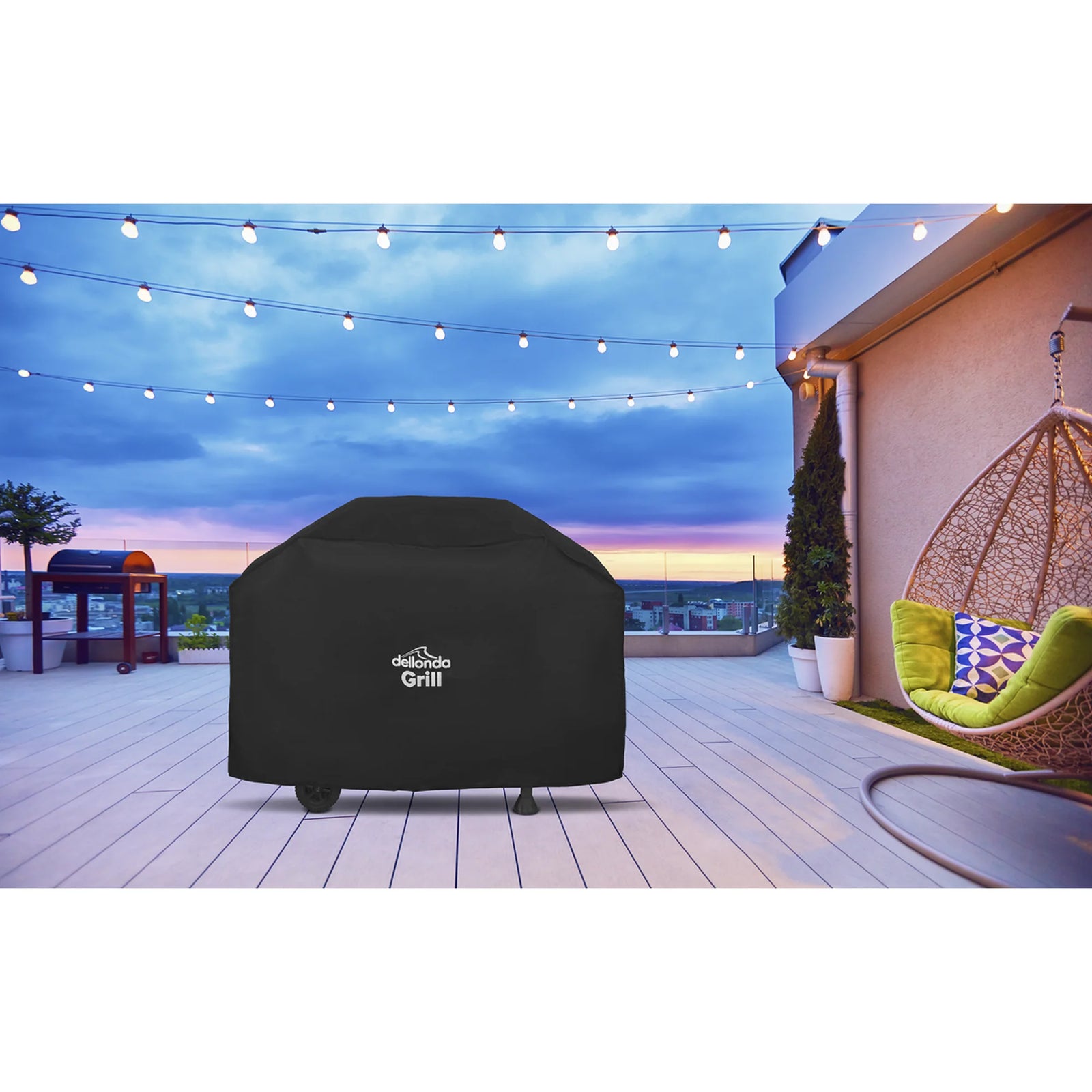 Dellonda BBQ Cover DG19 Water-Resistant 132.5x113cm