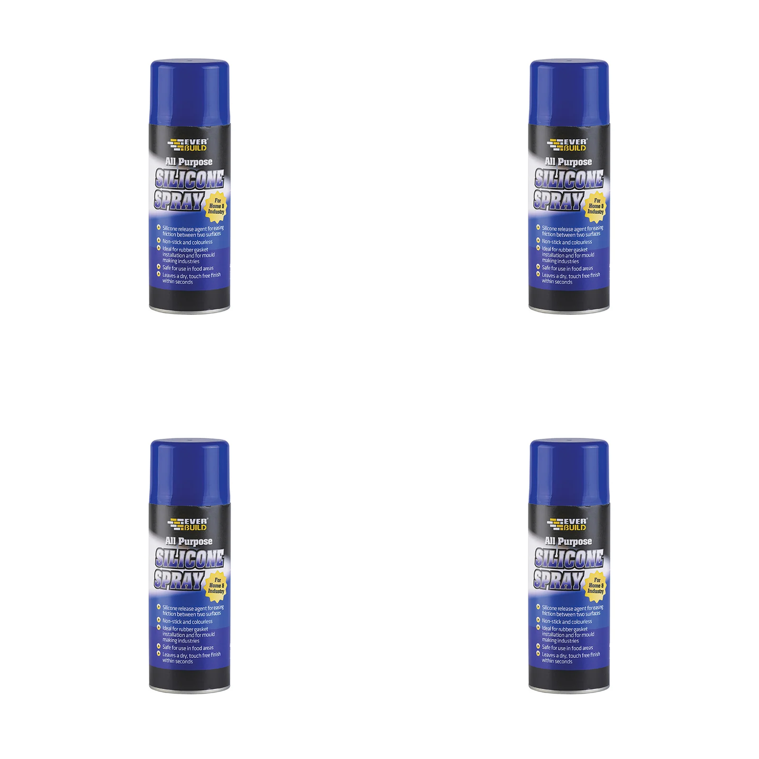 Everbuild Sika All Purpose Silicone Spray 400ml - 484813