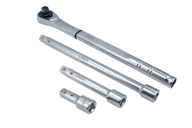 Laser Ratchet Handle 120 Teeth 3/4"D - Extra Long Leverage