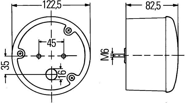 Hella Tail Light / Lamp 2SD 344 169-237