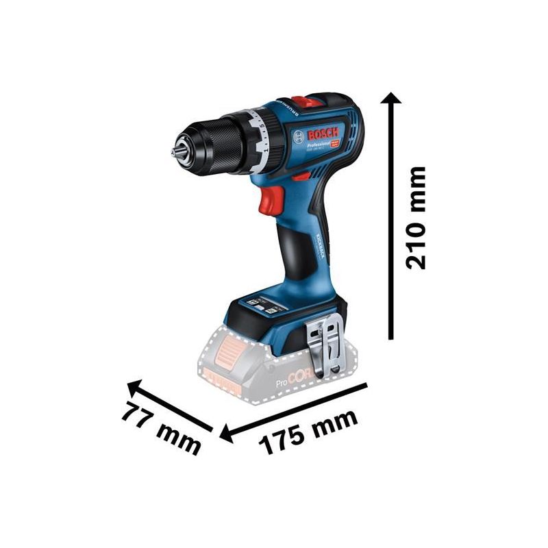 Bosch GSB 18V-90 C Professional Combi Drill 18V Bare Unit