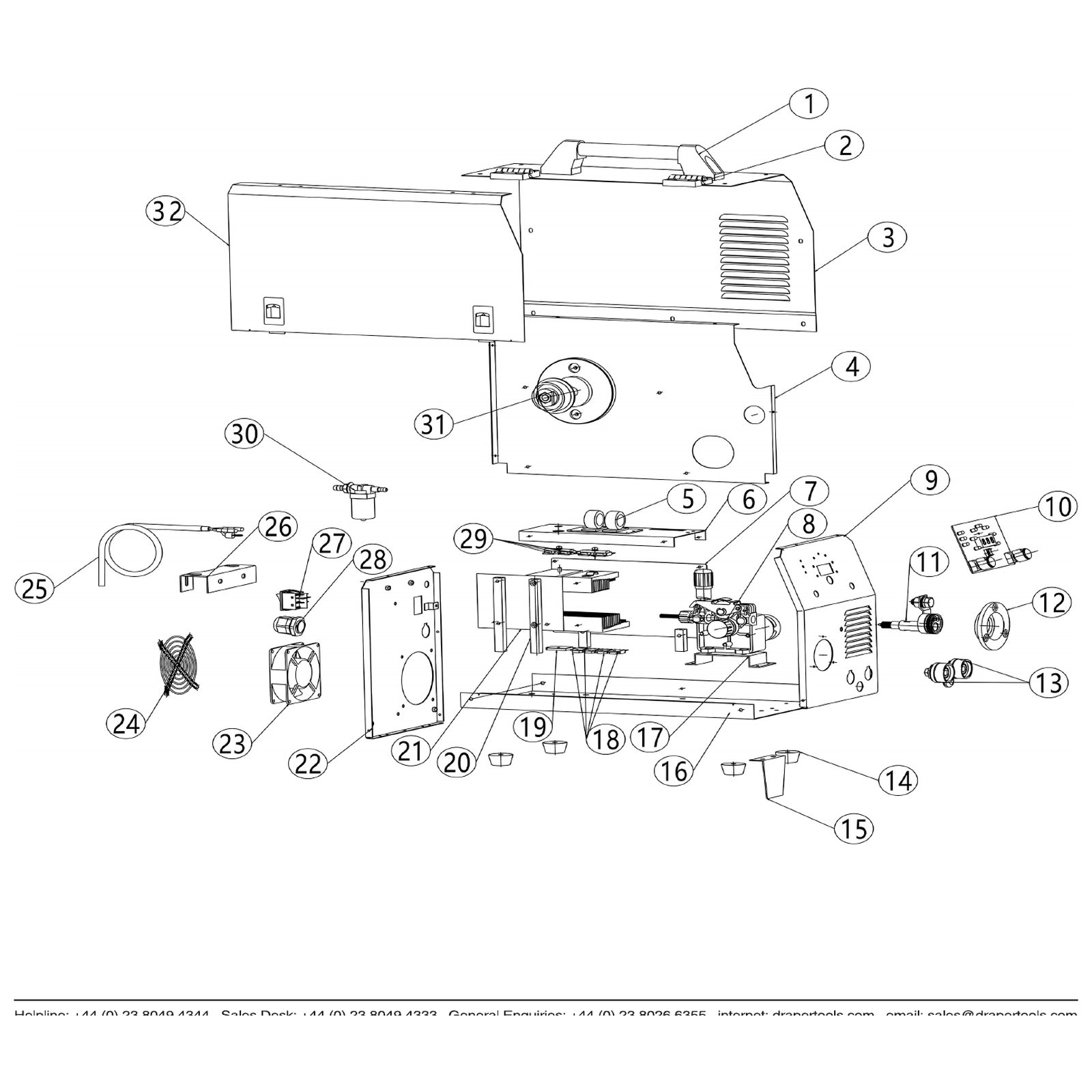 Draper Hinge YMW160A-2 for Doors and Cabinets