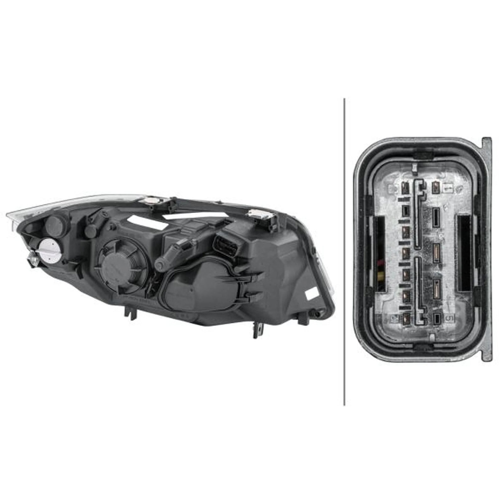Hella Headlight Headlamp W5W Left 1E3 354 697-011
