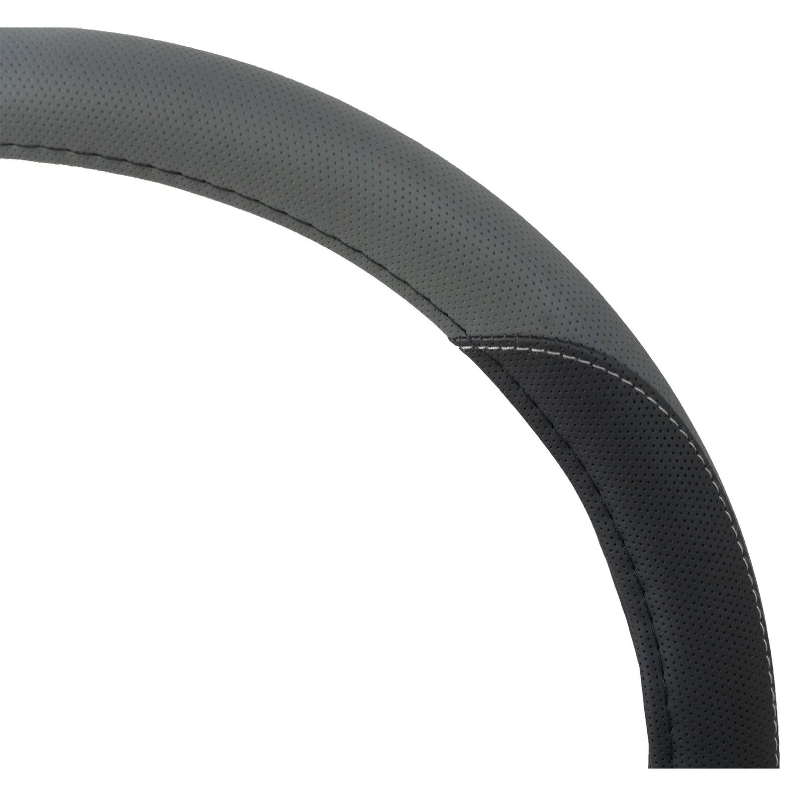Streetwize Luxury Steering Wheel CoverGrey & Black Universal Fit Protection