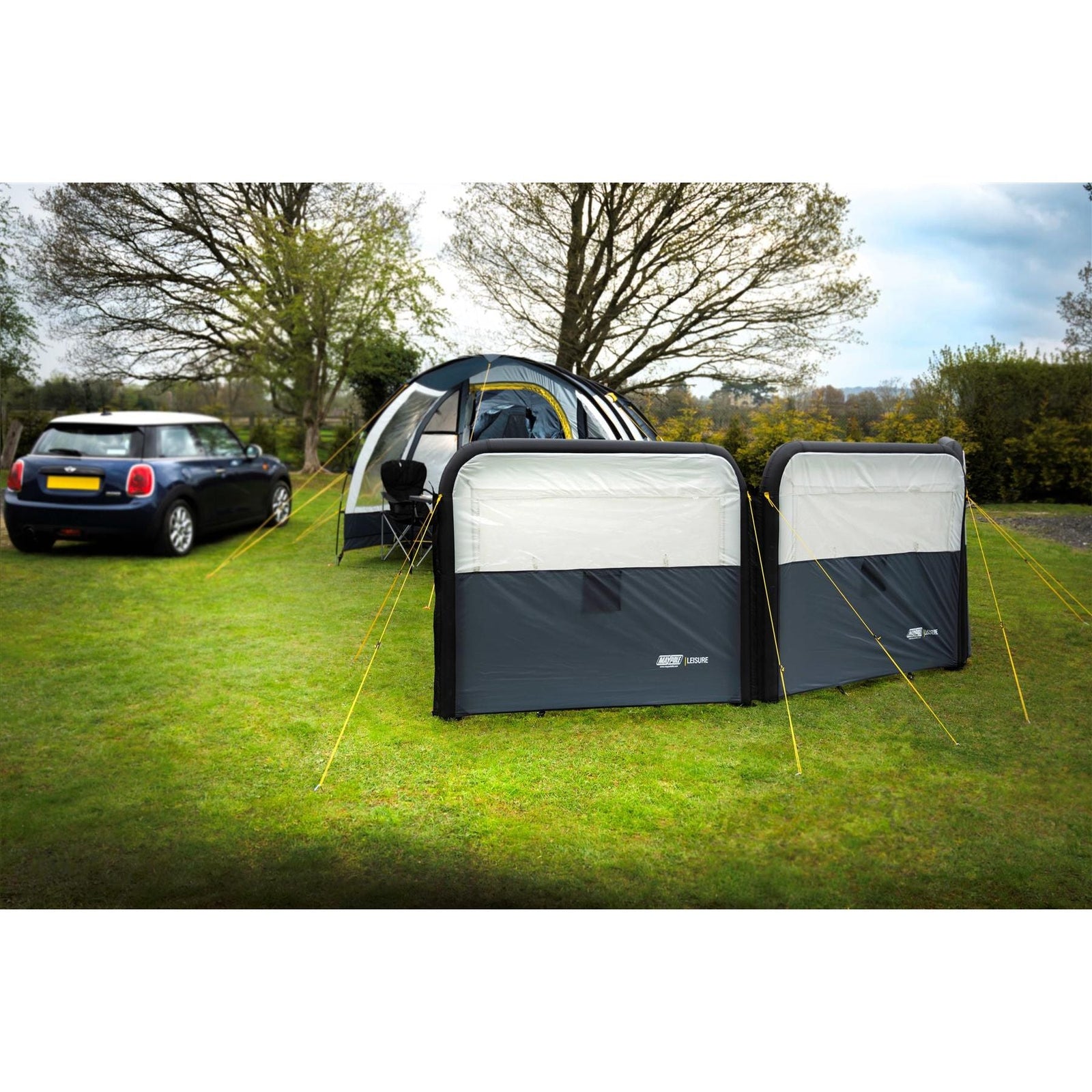 Maypole Air Shield Inflatable Camping Modular Windbreak - 3 Panel