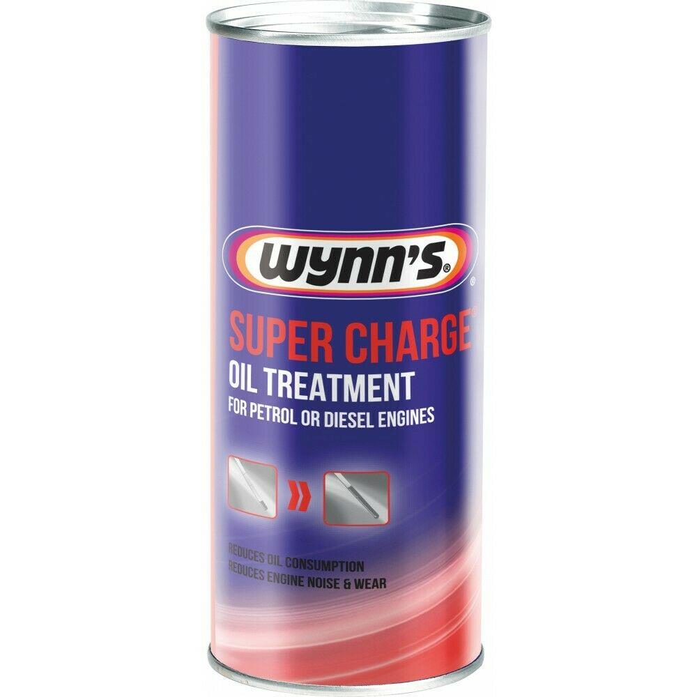 Wynns Engine Flush Cleaner + Super Charge Oil Treatment Additive Petrol & Diesel