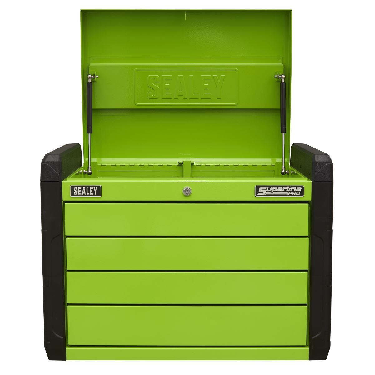 Superline Pro Superline PRO Push-to-Open Topchest 4 Drawer - Green APPD4G