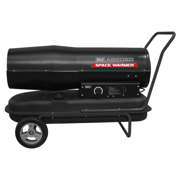 Sealey Space Warmerï Paraffin/Kerosene/Diesel Heater 205000Btu/hr with Wheels