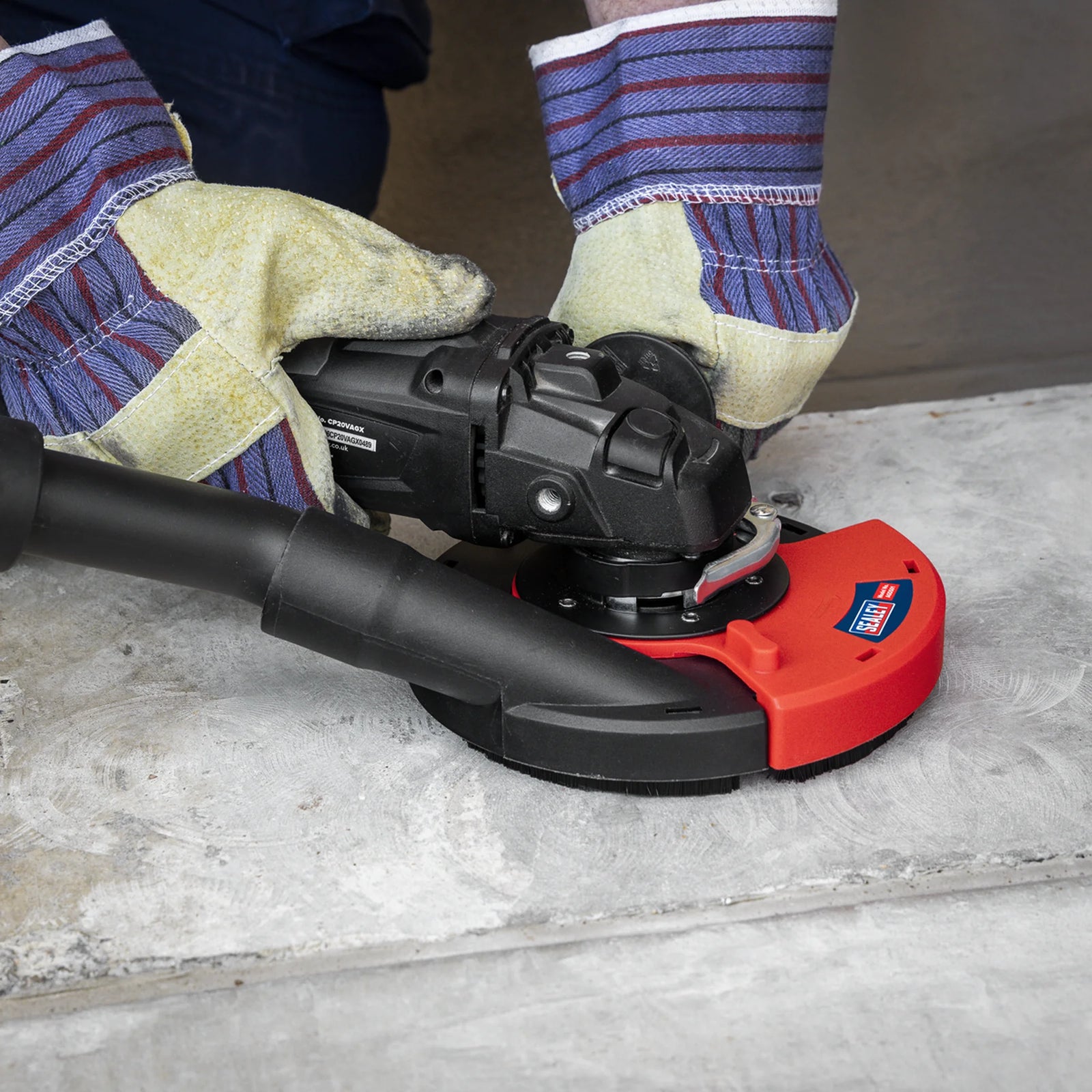 Sealey Adjustable Angle Grinder Dust Shroud Ø115mm - Ø125mm