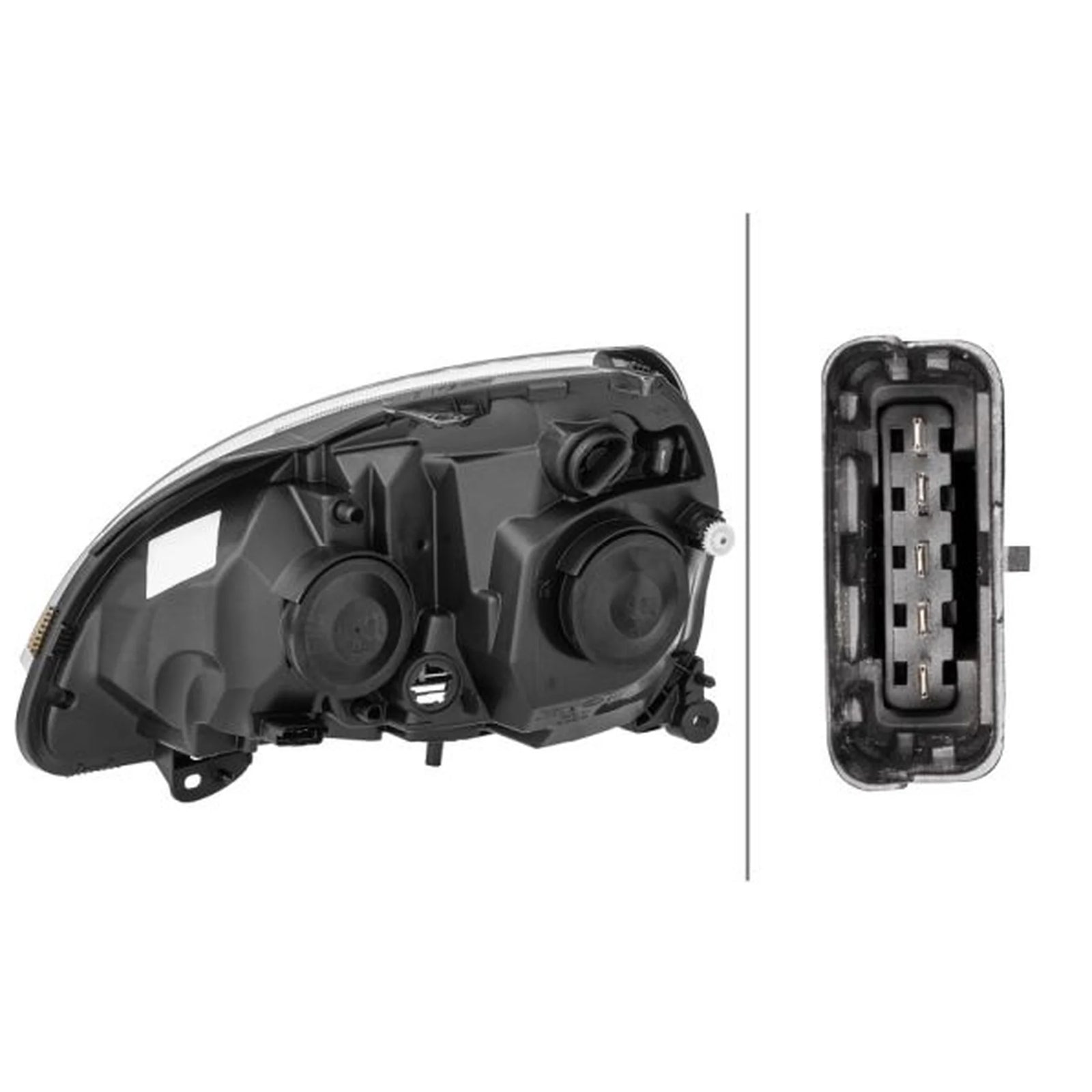 Hella Headlight Headlamp W5W Right 1DB 008 461-861