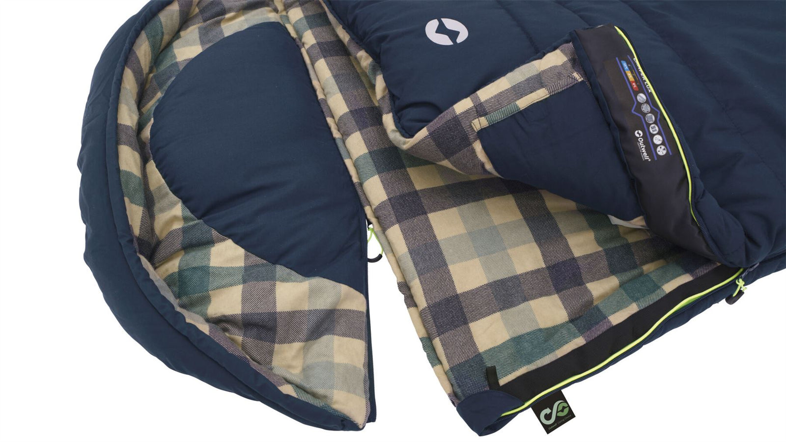 Outwell Camper Lux Deep Blue Single Sleeping Bag