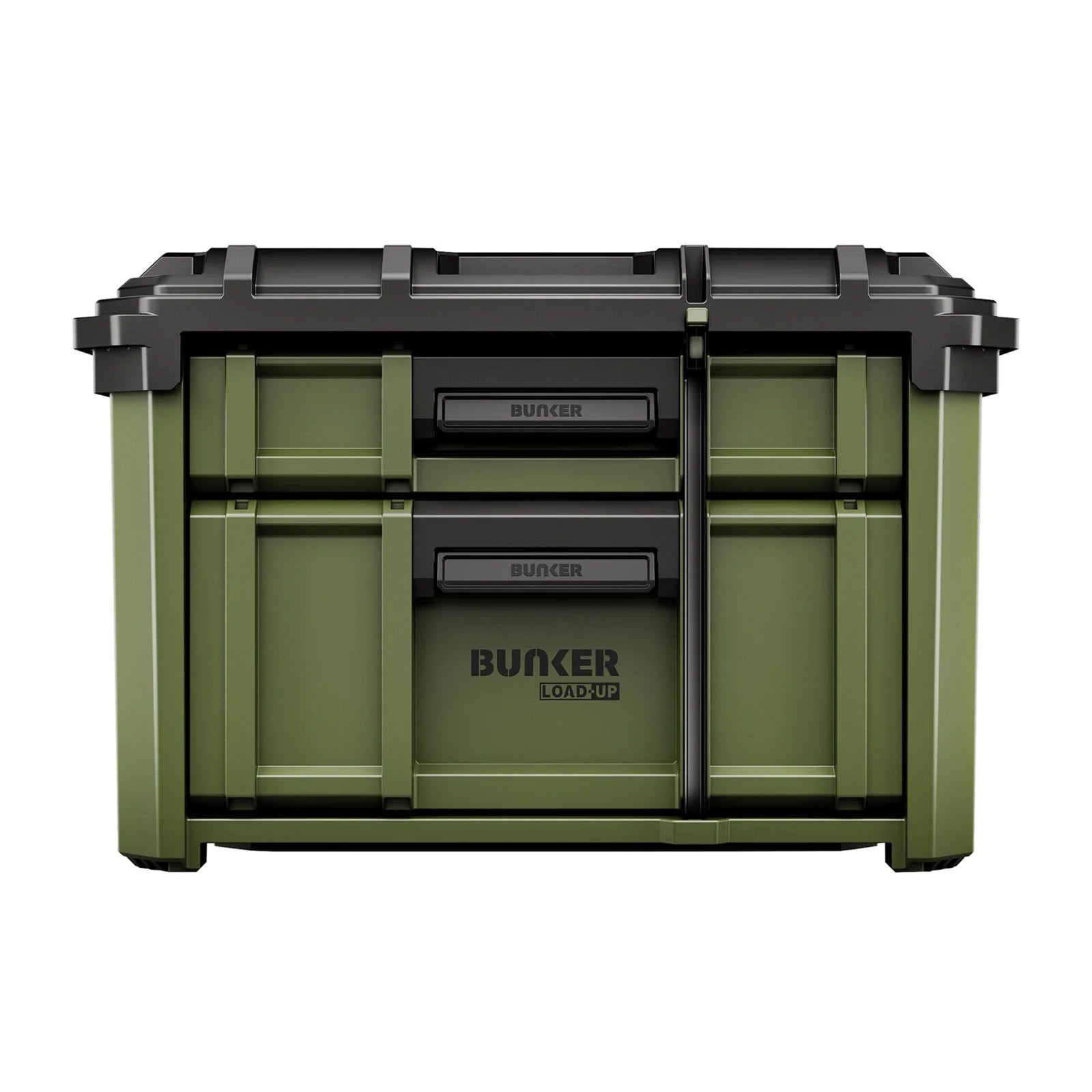 BUNKER Load-Up Stacking 2 Drawer Tool Box, 570mm - B600-2DTB