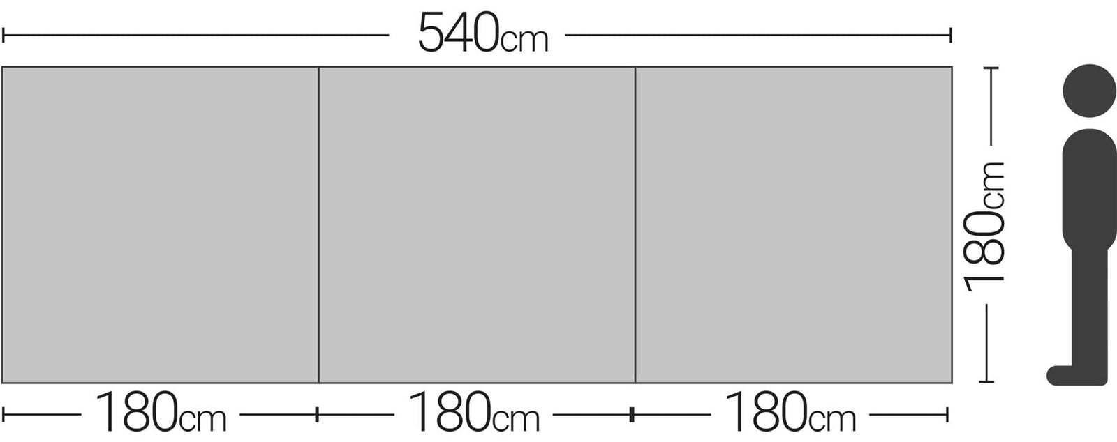 Quest Screen Shield Quad Vision Pop Up Windbreak (3 panel) With Windows