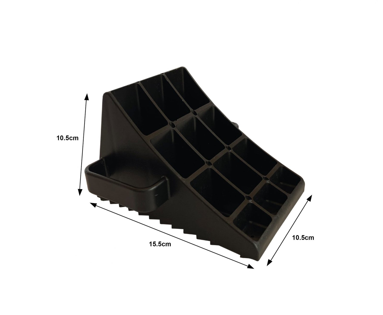 Milenco MGI Wedge Levels with Chock – Pair of Wheel Levelling Ramps with Matching Chocks