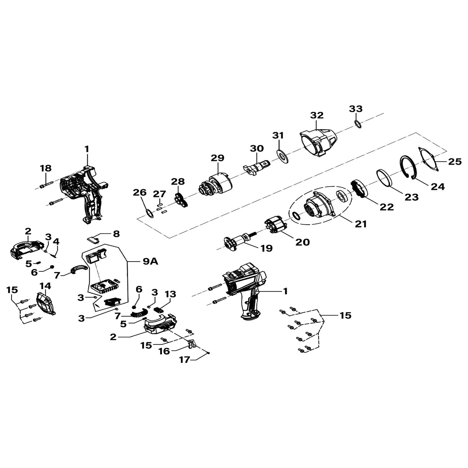 Sealey Brushless Rotor CP20VXIW-19