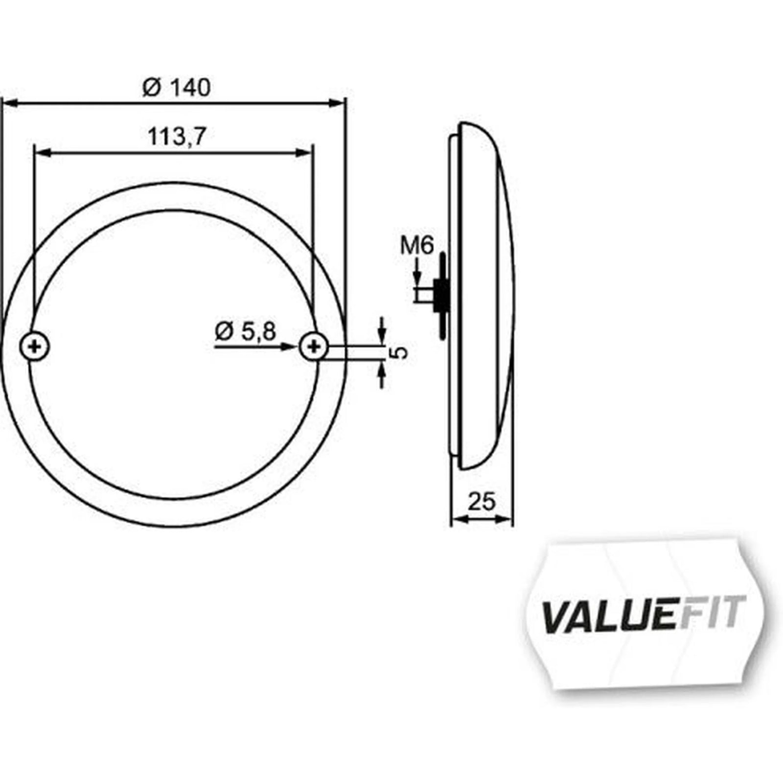 Hella Direction Indicator Light Right 2BA 357 026-021
