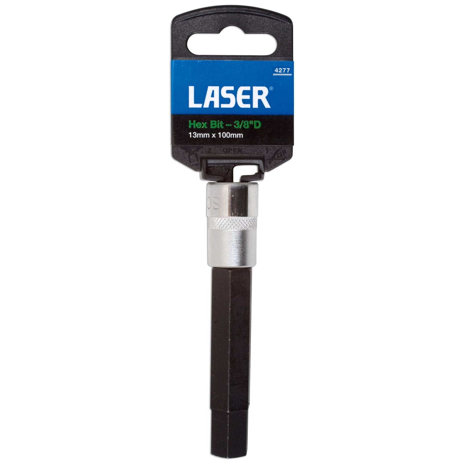 Laser Long Series Hex Bit 3/8"D 13mm 4277