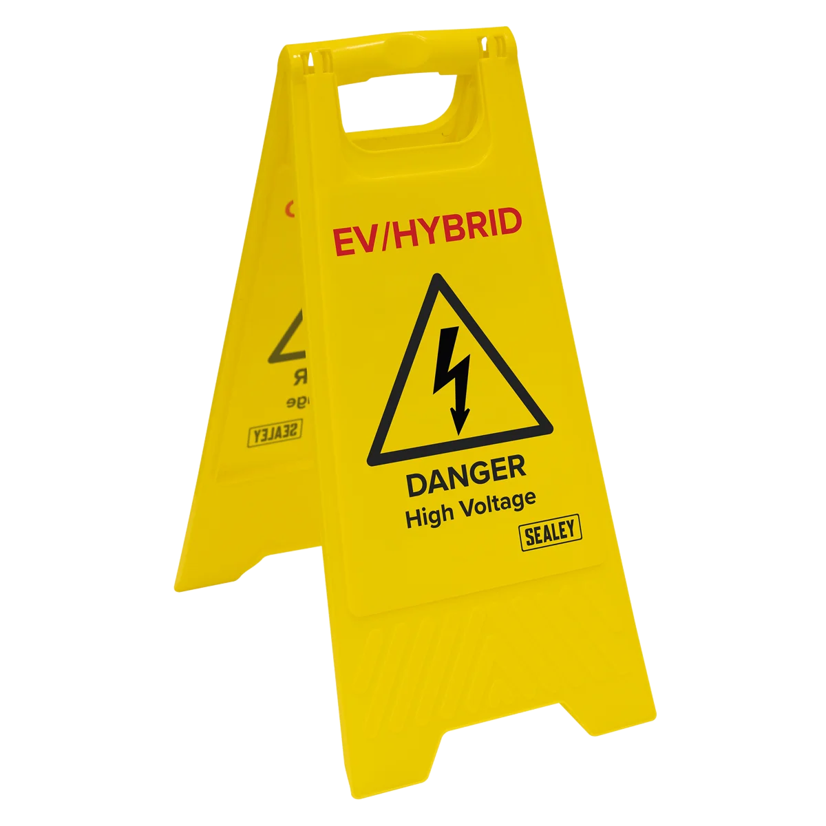 Sealey EV/Hybrid Floor Warning Signs - Pack of 2, 620x300mm