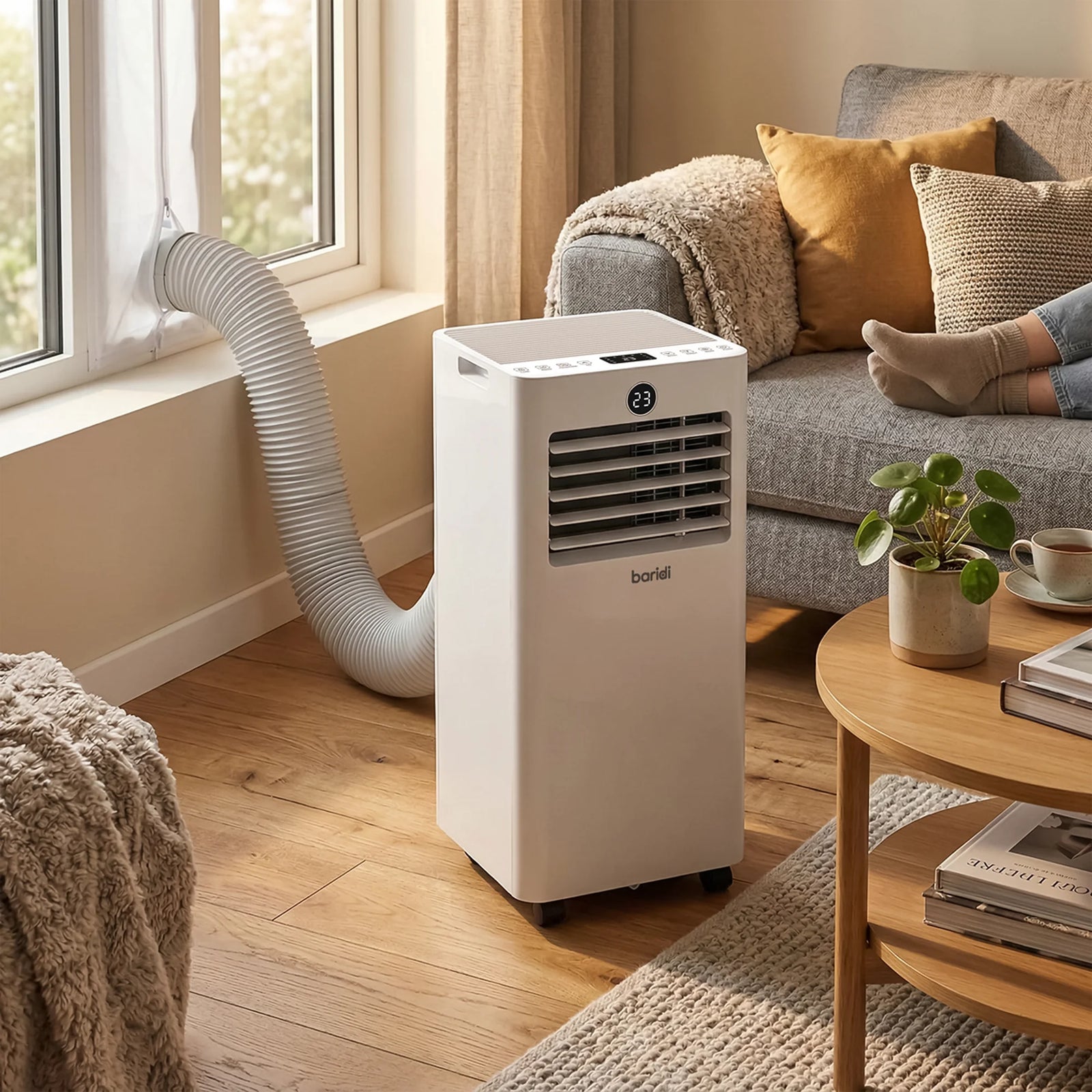 Baridi 5-in-1 Portable Air Conditioner DH414 9000Btu/hr