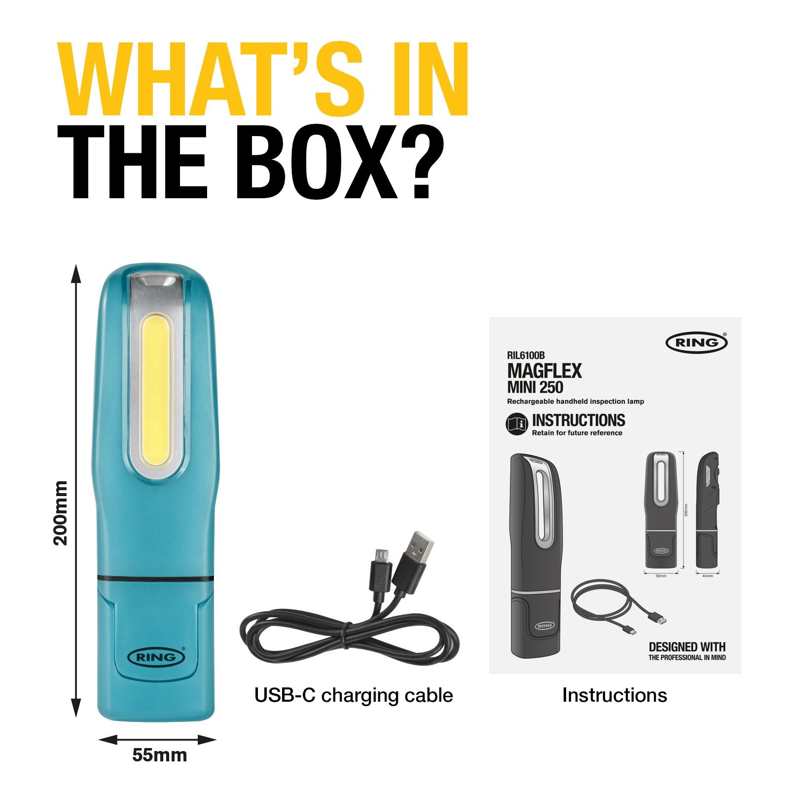 Ring Magflex Dna Mini 250 Blue RIL6100B - Blue Mini Magflex Dna