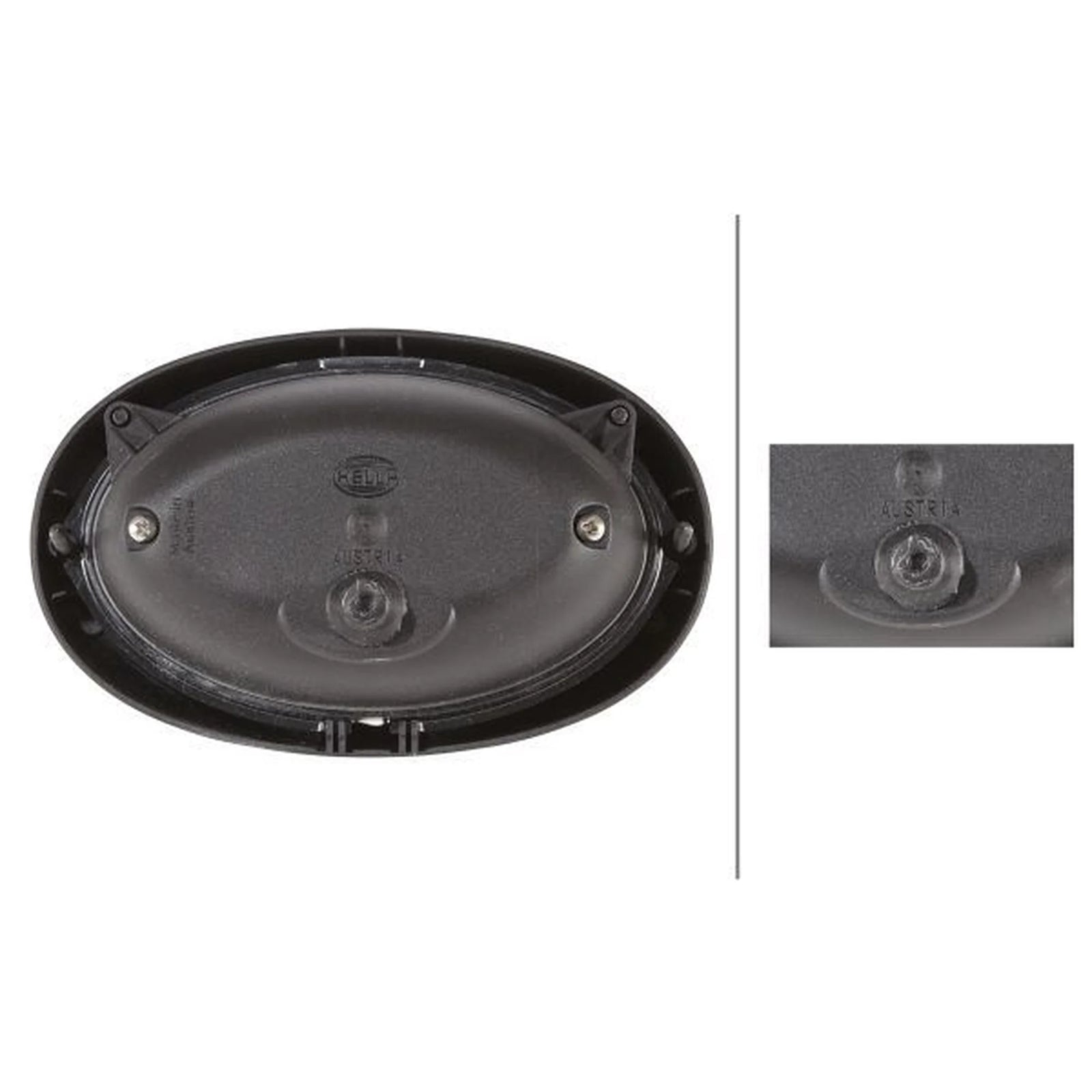 Hella Headlight Headlamp H7 Right 1BA 996 261-021