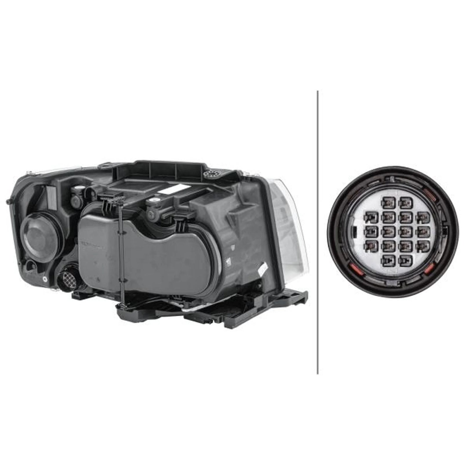 Hella Headlight Headlamp PY21W Left 1EL 354 813-091