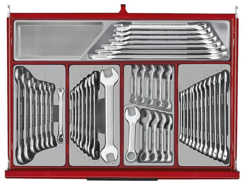 Teng Tools 53" PRO35™ Monster stack tool kit 1295 pieces red