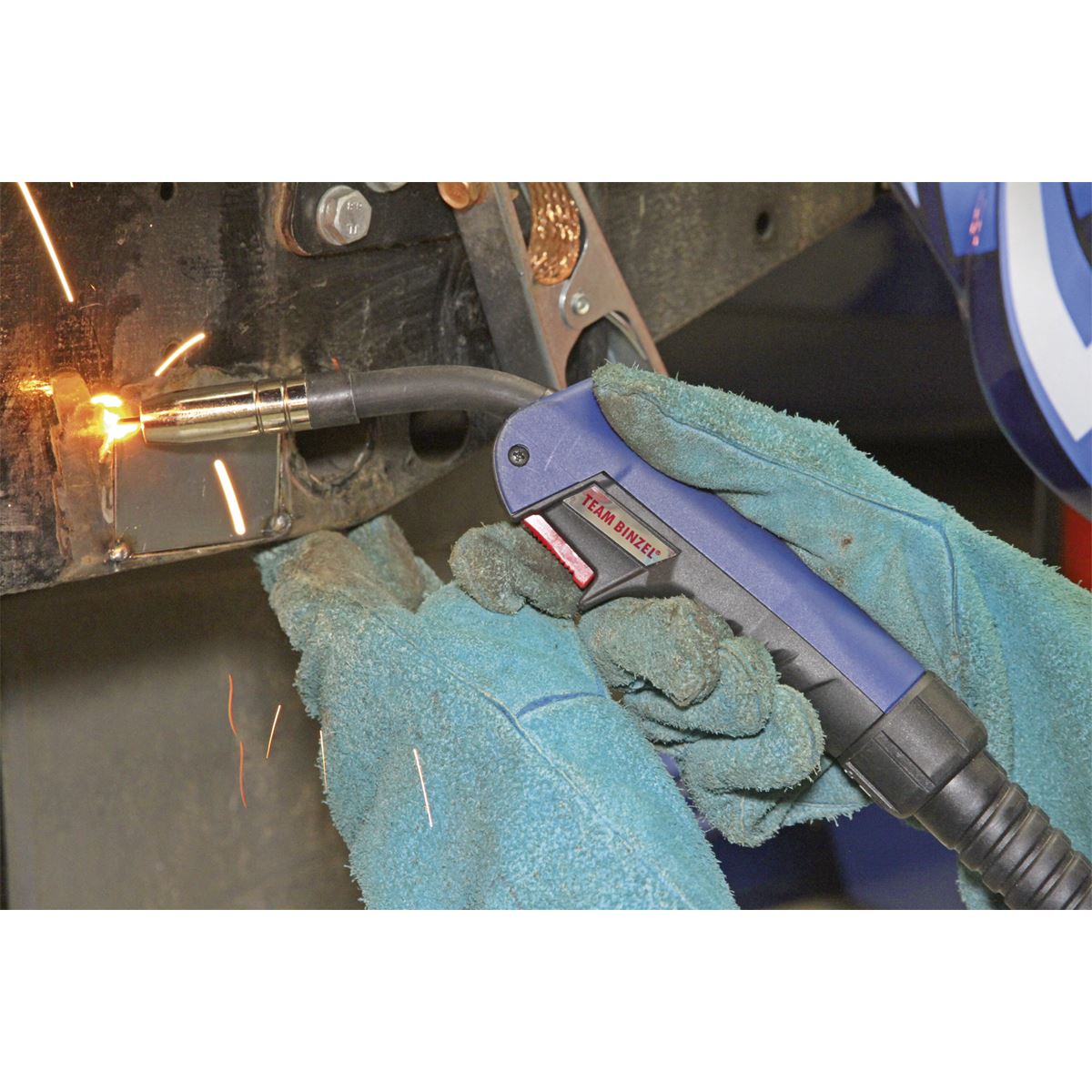 Sealey Professional MIG Welder 230A 230V with Binzelï Euro Torch SUPERMIG230
