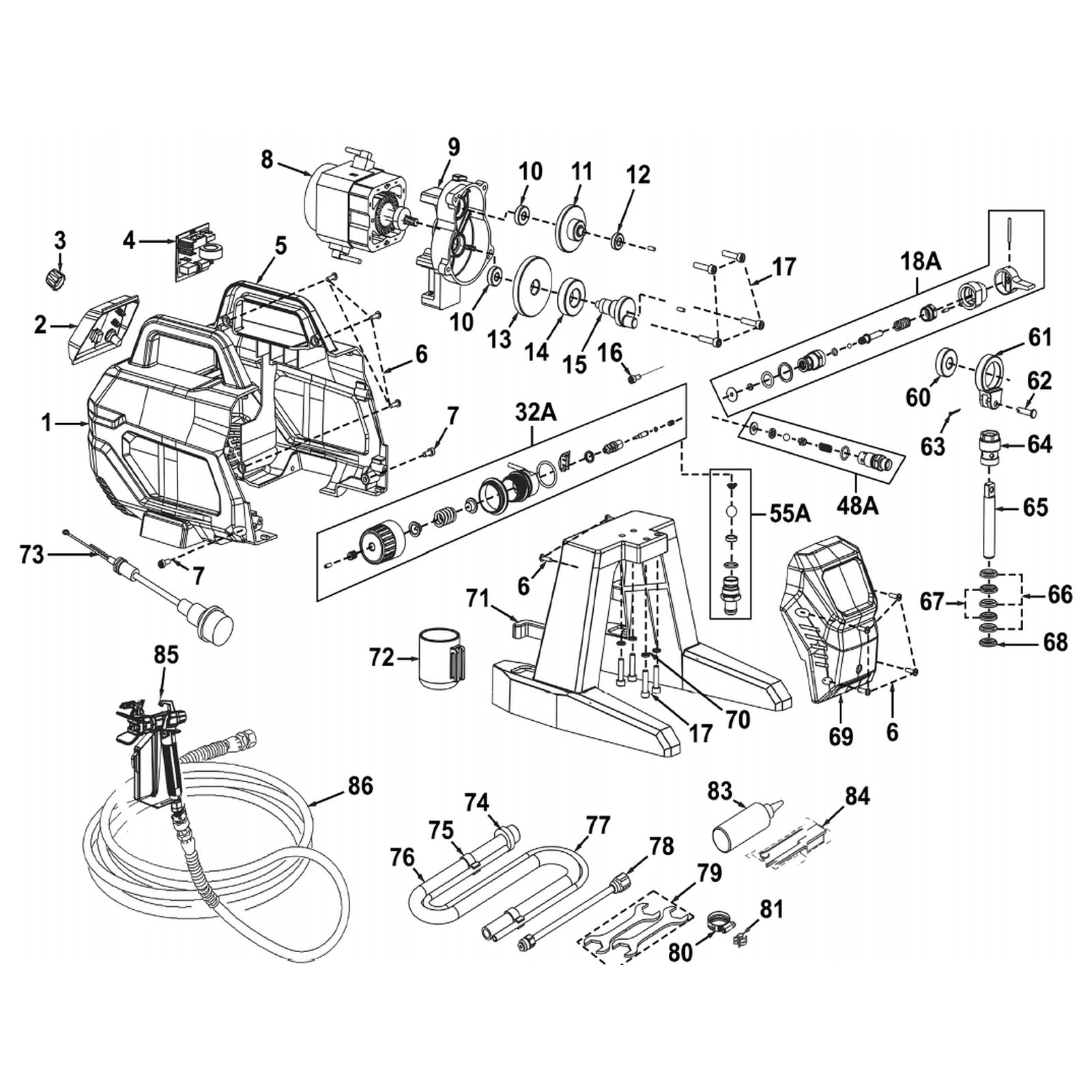 Sealey Front Cover APS1000-69