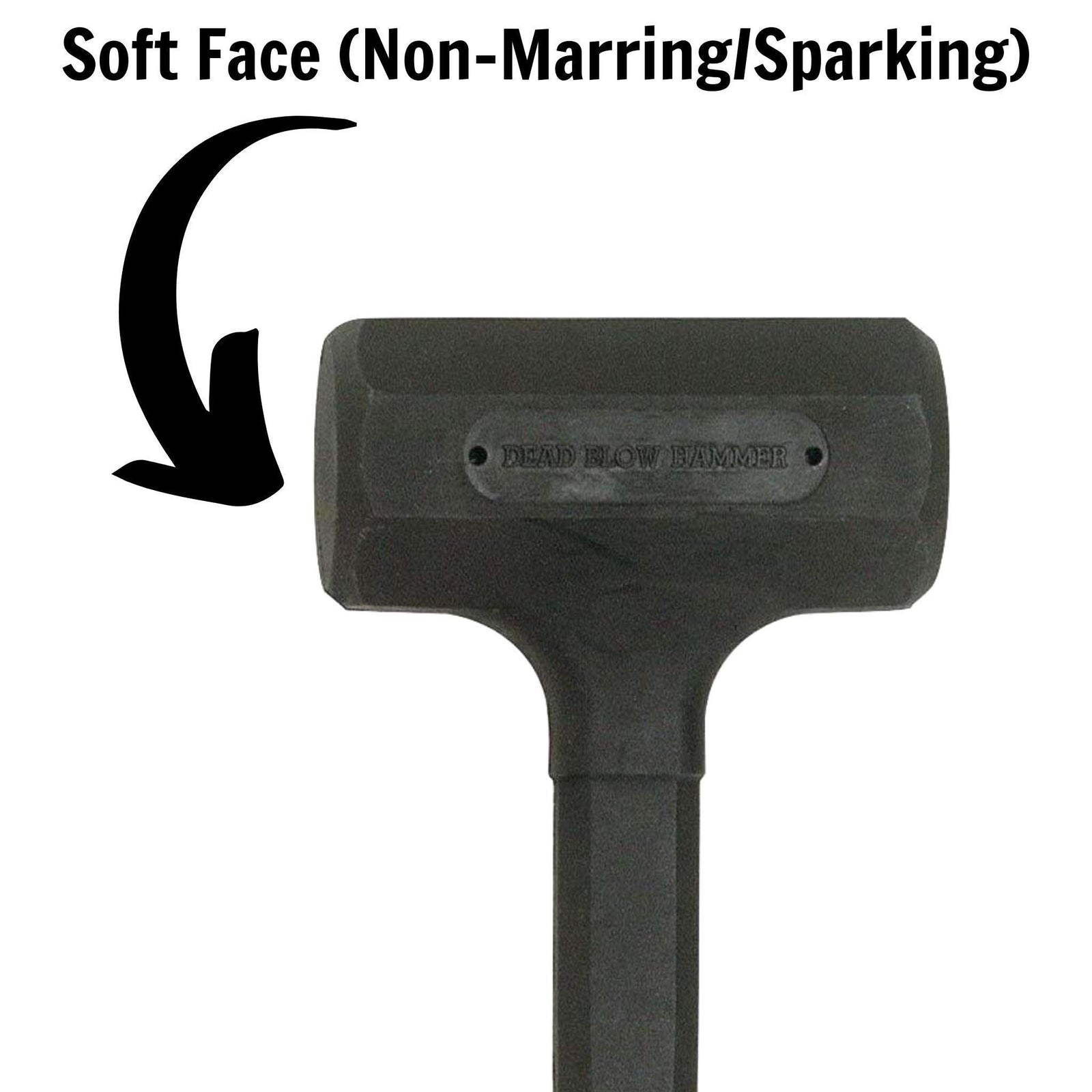Teng Tools Hammer Dead Blow 45mm Diameter Head 490g