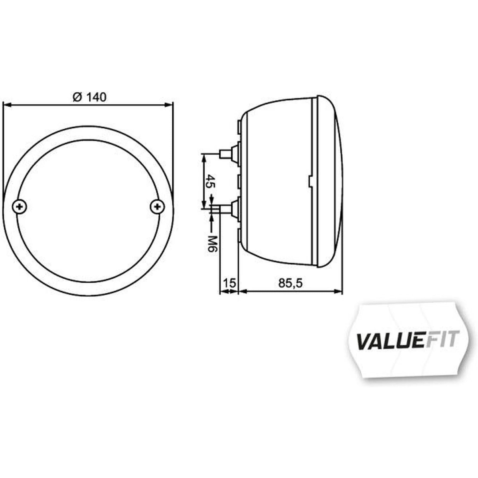 Hella Direction Indicator Light Right 2BA 357 026-221