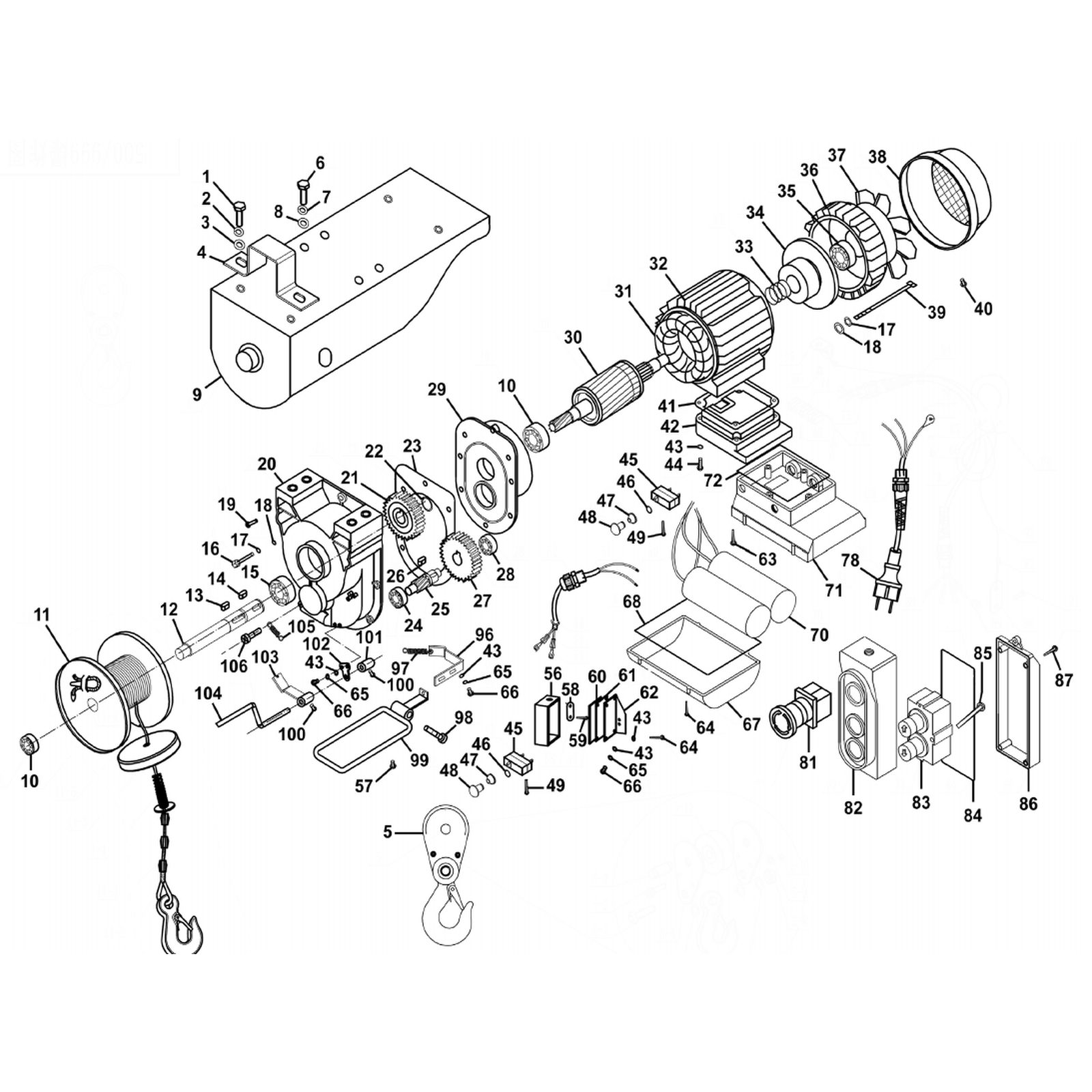 Sealey Switch (Up/Down) 16A PH1000-83