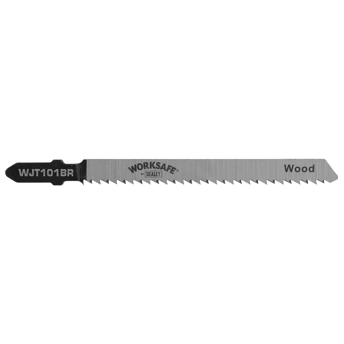 Sealey Jigsaw Blade Wood & Plastics 75mm 10tpi Pack of 5 WJT101BR