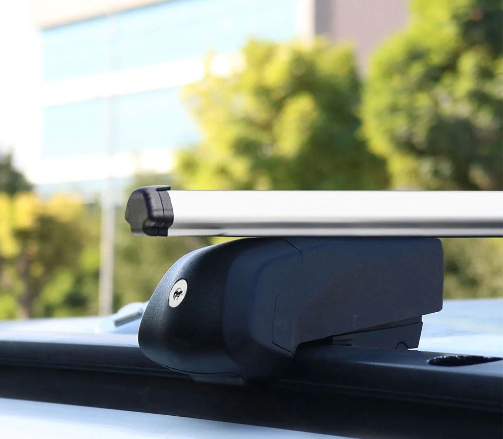 Roof Bars Rack Silver Locking fits Ford S-Max 2015-