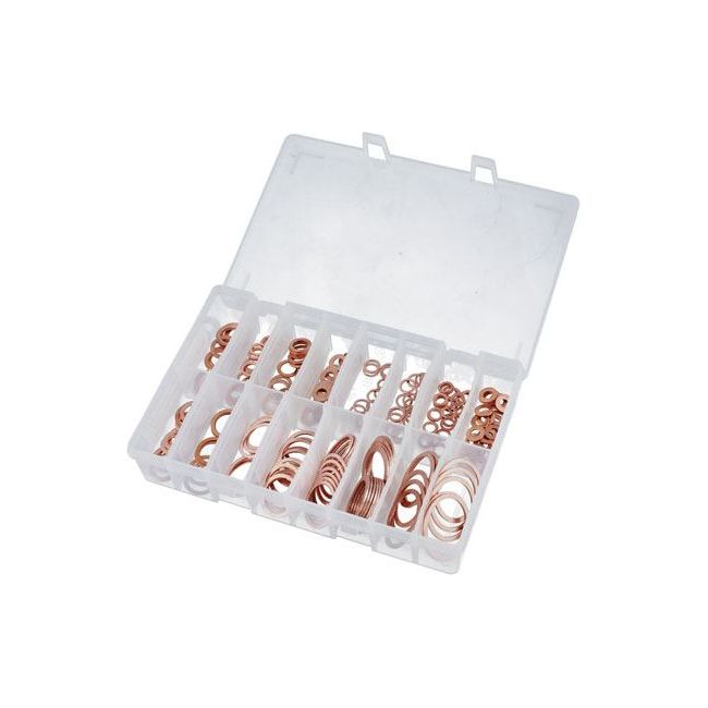 Connect Assorted Copper Sealing Washers Imperial Box 225pc 31870