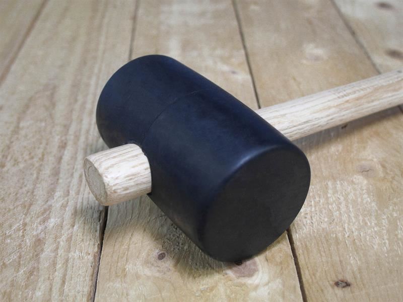 Faithfull FSC Black Rubber Mallet 24oz