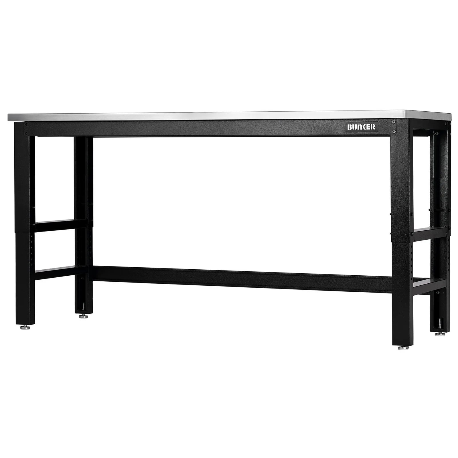 BUNKER Workbench with Stainless Steel Worktop, 1550-1830mm
