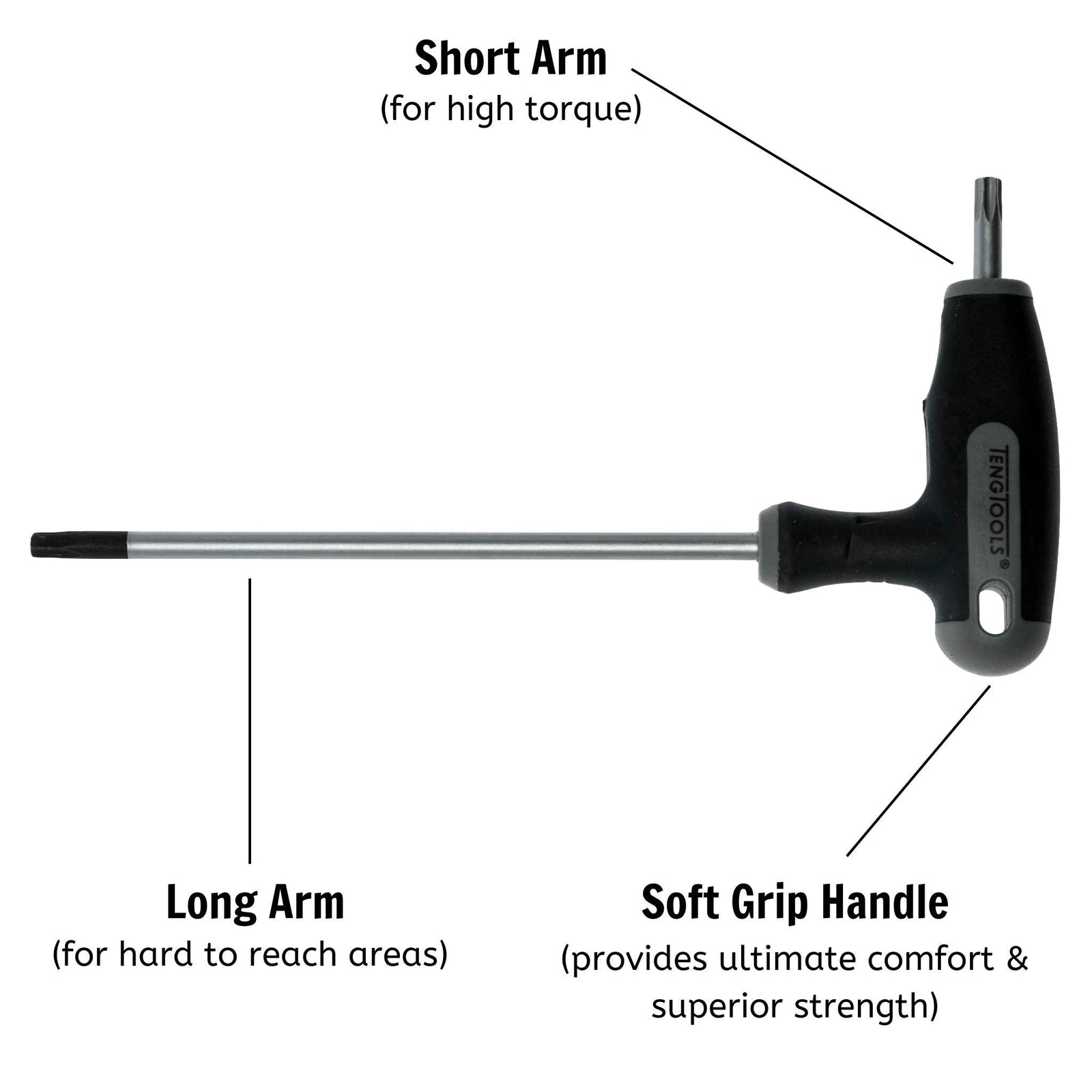 Teng Tools T Handle Ball Point TX Key TX50