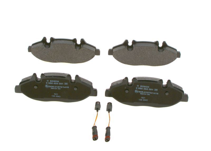 Bosch Brake Pad Set x x 0986494081