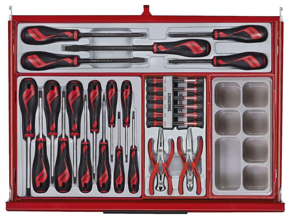 Teng Tools 53" PRO35™ Monster stack tool kit 1295 pieces red
