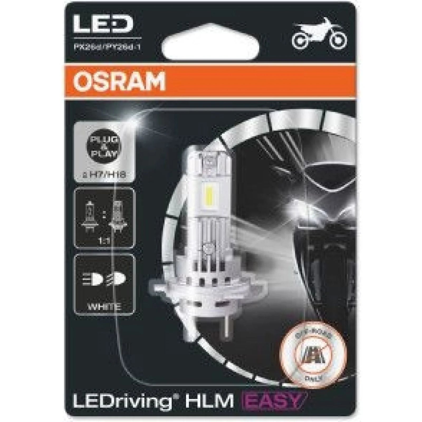 Osram Ledriving HL Easy H7/H18 LED Headlight Bulb