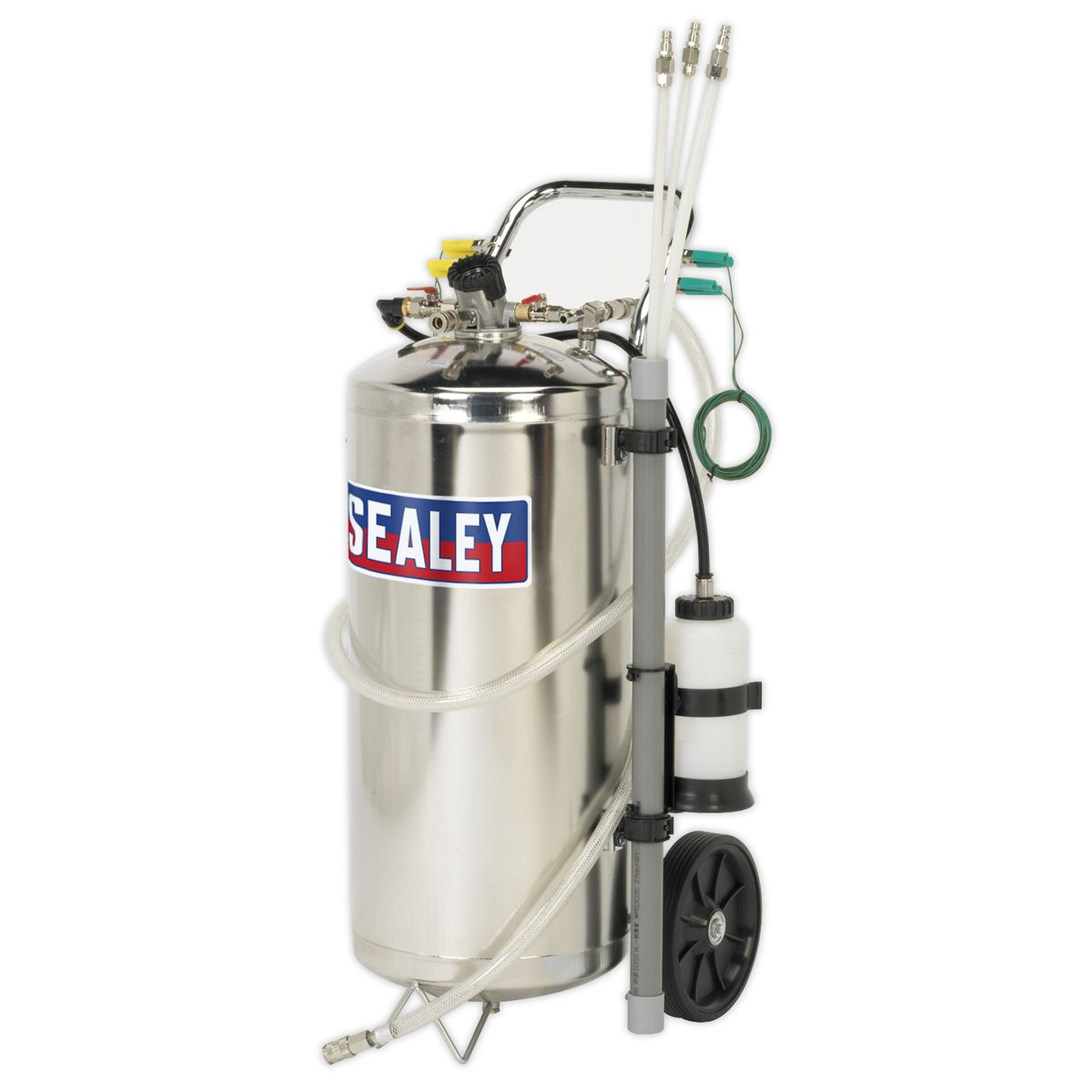 Sealey Air Operated Fuel Drainer 40L Stainless Steel TP200S