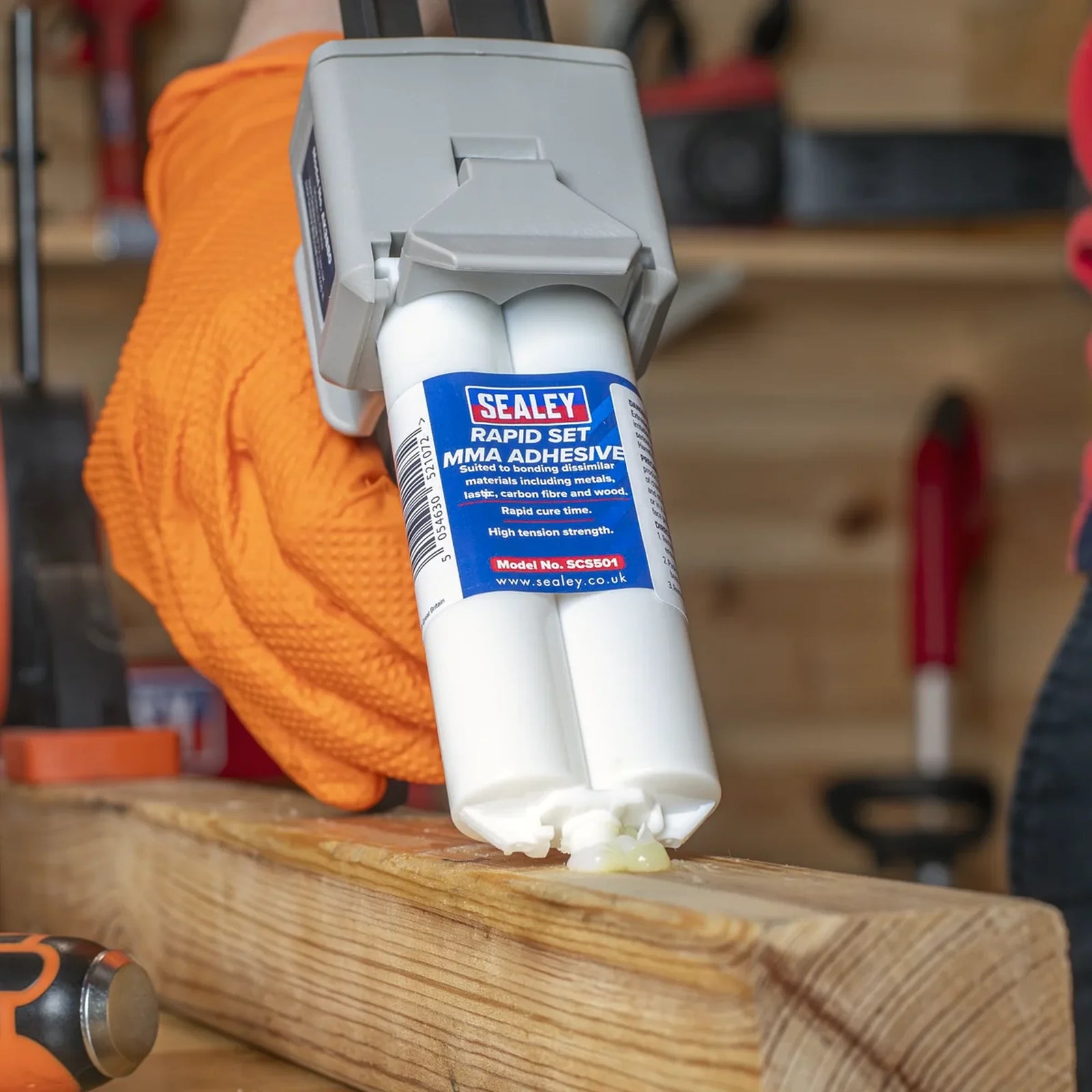 Sealey Rapid Set MMA Adhesive 50ml - High Tension Strength