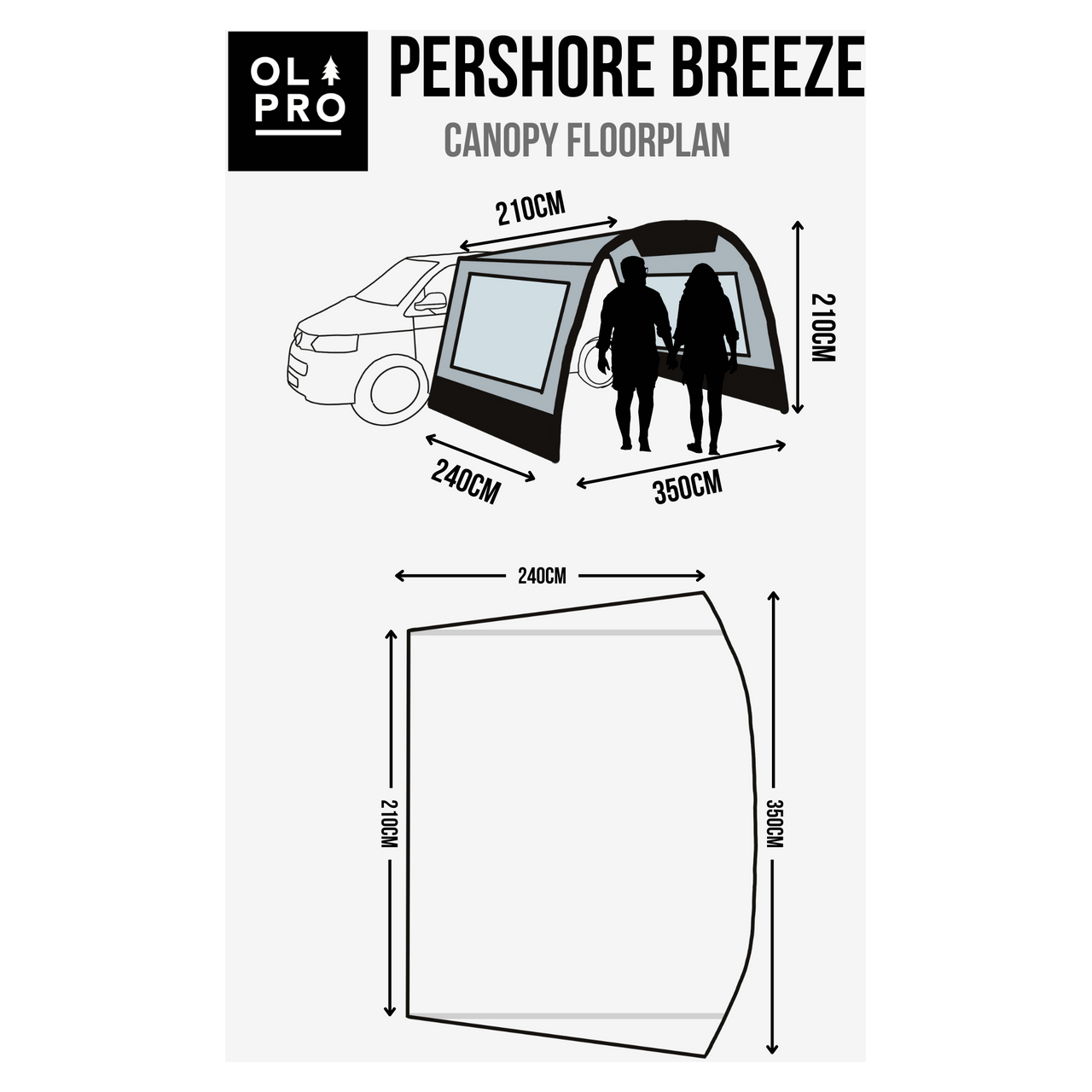 Olpro Pershore Breeze  Inflatable Canopy
