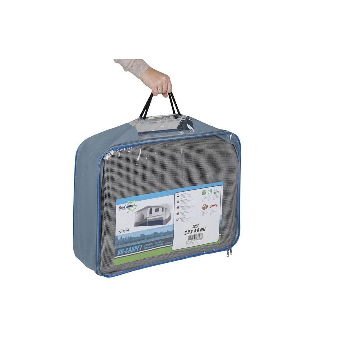 Bo-Camp Tent Carpet Bo-Carpet Grey 4x3 Metres