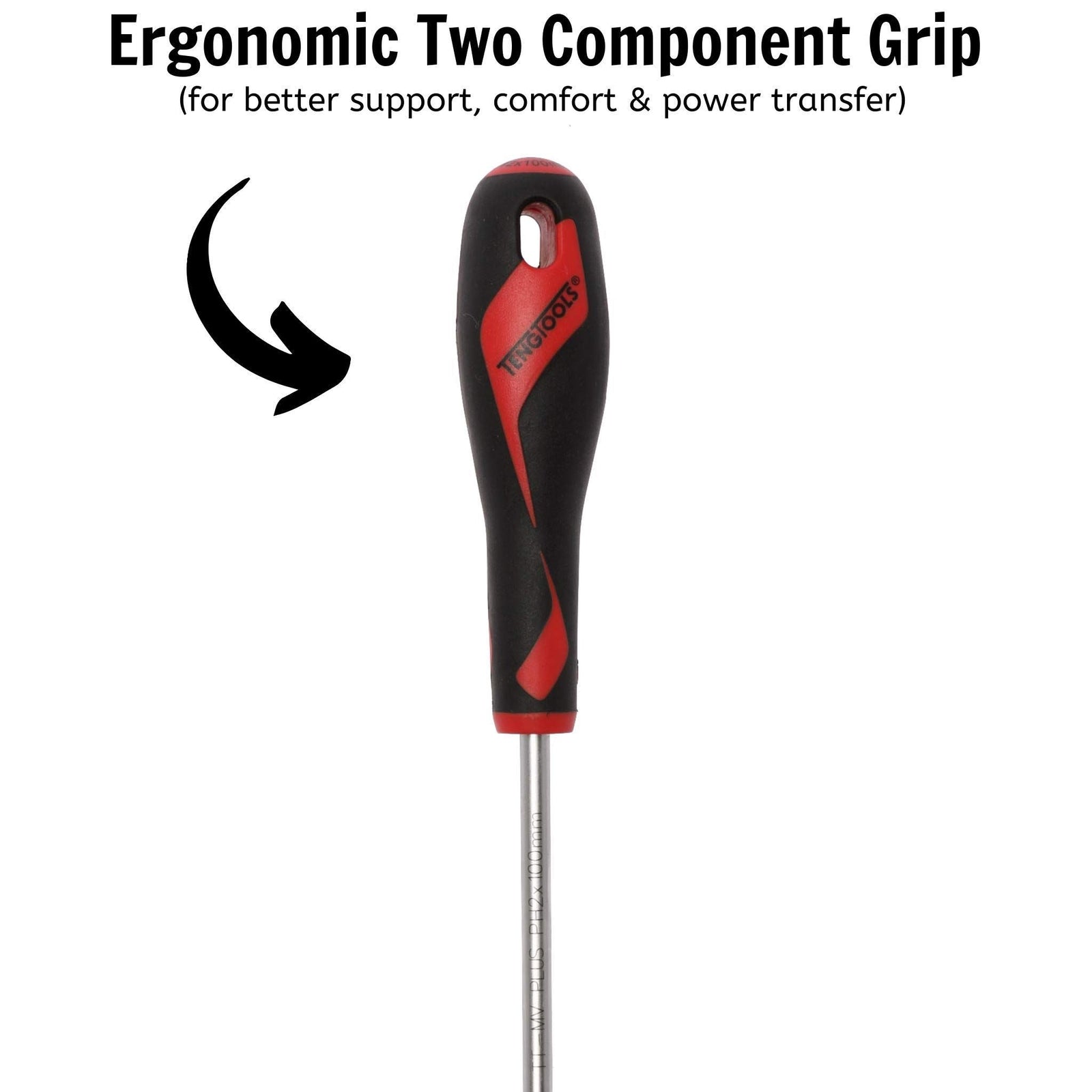 Teng Tools PH Screwdriver PH2 x 100mm M