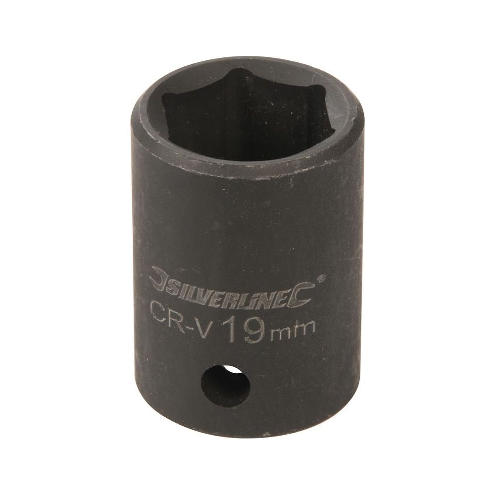 Silverline Impact Socket 1/2" Drive 6pt Metric 19mm