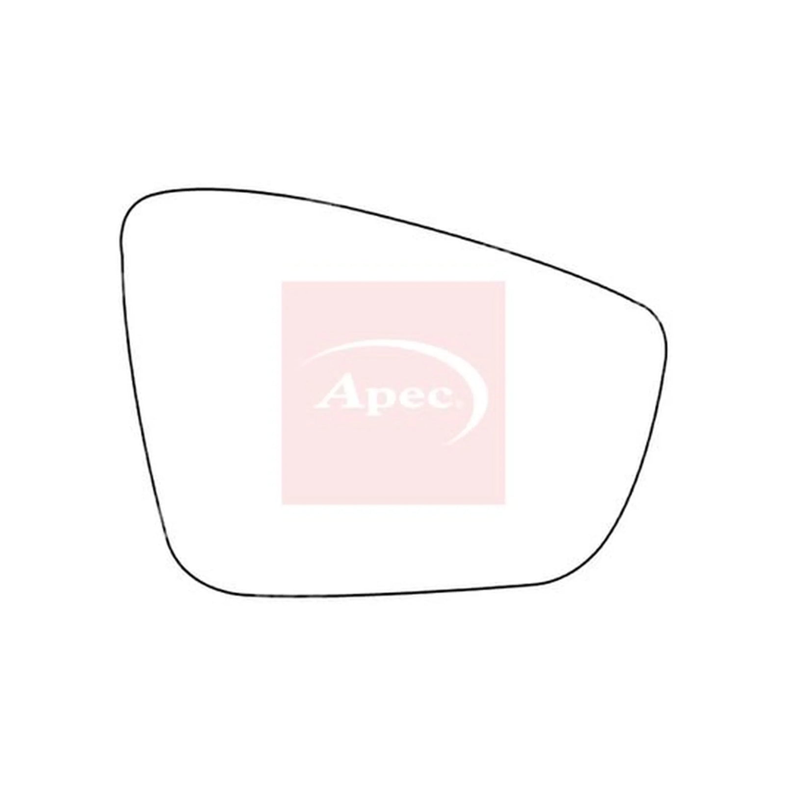 Apec Exterior Wing Mirror Glass Right AMS2324