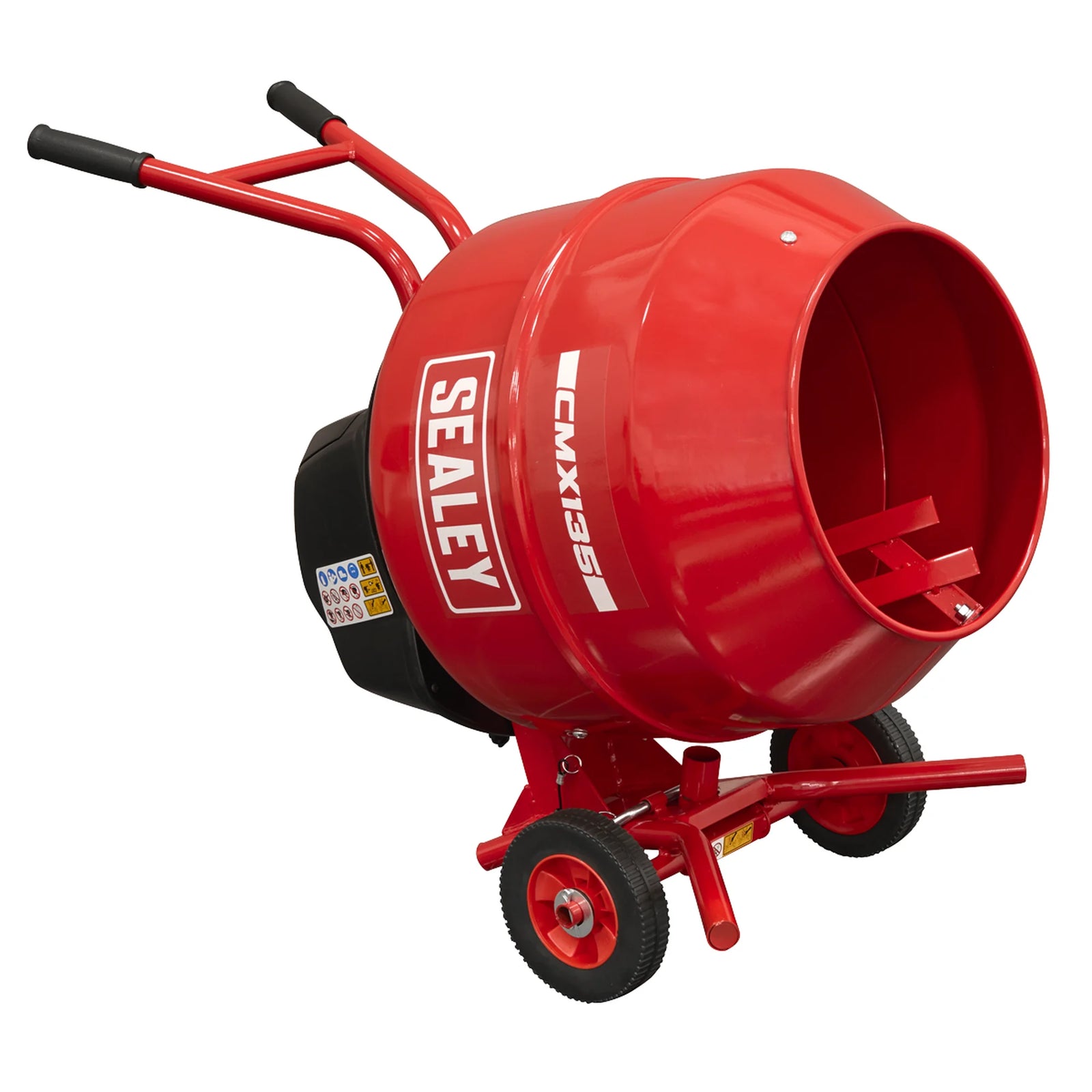 Sealey Cement Mixer CMX135 135L Drum Capacity 550W Motor